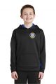 Sport-Tek® Youth Sport-Wick® Fleece Colorblock Hooded Pullover - YST235